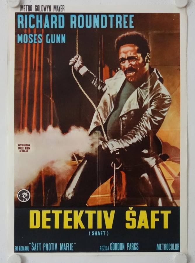Shaft original yugoslavian movie poster